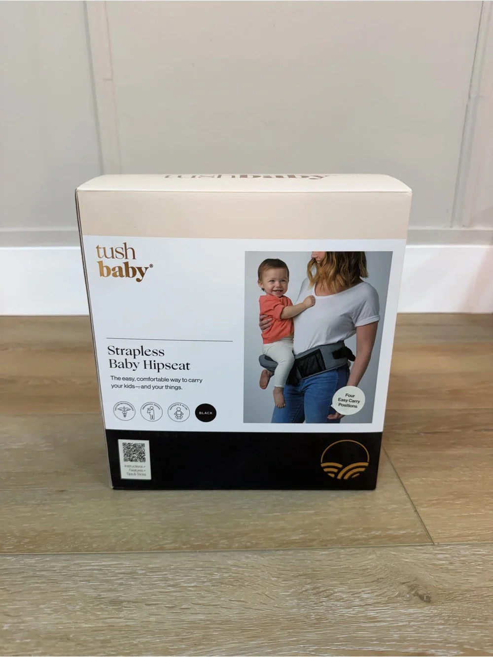TUSHBABY Hip Seat Carrier - Black